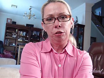 AuntJudys - Your Hairy Pussy MILF Step-Aunt Liz Lets You Cum in Her Mouth (POV)