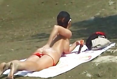 Hot Masturbation by the River
