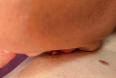 Close-up Licking Male Nipple - Agata Anallove