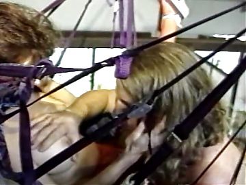 Tied up MILF with perfect body pounded until cum on tits
