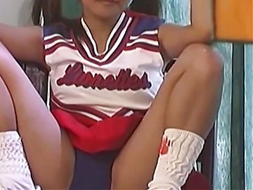 Sweet Cheerleader Hottie Gets Smashed by an Older Guy on a Pool Table